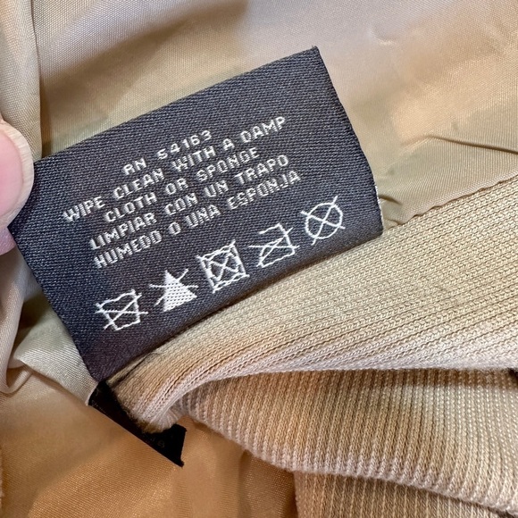 KENNETH COLE REACTION, NWOT, WOMENS IVORY COLOR, FAUX LEATHER JACKET. SIZE XXL - Picture 9 of 9